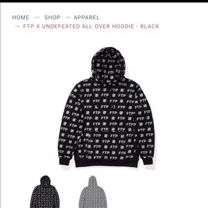 FTP undefeated hoodie
